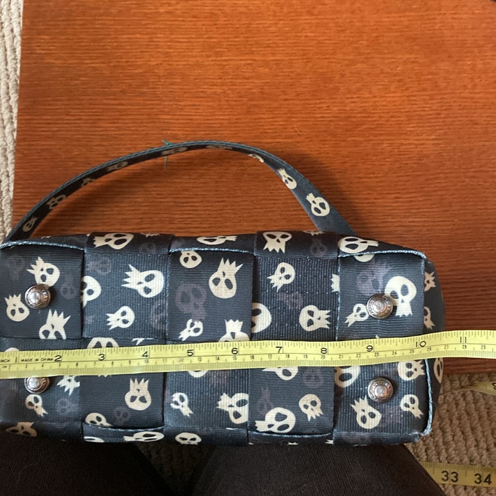 HARVERYS DISNEY COUTURE NIGHTMARE BEFORE CHRISTMAS purse. Made with seatbelts! - Picture 9 of 11